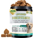 Advanced 24-in-1 Multivitamin Chews for Dogs - 200 Soft Vitamin Supplement | All-in-One Vitamins, Supports Skin Coat, Itch Relief, Joints, Gut Health, 12 Essential Vitamins, Treats, with Omega-3