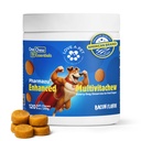 Enhanced Multivitachew – Dog Supplies Multivitamin Soft Chews with Glucosamine for Dogs – Supports Joints, Skin, Coat & Digestion – Dog Vitamins & Omega, Probiotics – 120 Bacon Chews