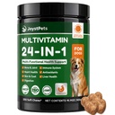 24-in-1 Dog Vitamins and Supplements, Dogs Multivitamin 200 Ct Contain Chondroitin Omega-3 Glucosamine for Dogs Hip & Joint, Skin Coat Heart Joint Gut Liver Brain Eyes Immune Support, Chicken