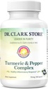 Dr Clark Store Turmeric & Black Pepper Extract - 710mg, 100 Капсули, Імунна підтримка, Антиоксидант, Добавка для здоров'я травлення для дорослих