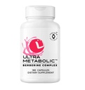 UltraCur UltraMetabolic Berberine Complex Supplement with Curcumin and Chromium - 180 Capsules