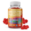Sugar Free Menopause Support Gummies for Women D-Chiro Myo Inositol Black Cohosh Dong Quai Vitamin D3 K2 - Hormone Balance, PMS, Hot Flash & Night Sweat Relief Perimenopause Water Retention Debloating