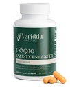 CoQ10 200 mg Ubiquinone CoEnzyme, Hypromellose for Heart Health, Energy Enhancer, Antioxidant Protection, 30 Vegan, Lactose and Gluten Free Capsules for Women and Men