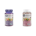 Garden of Life Organic Prenatal & Women's Gummy Vitamins Bundle - Berry Flavor, Non-GMO, Gluten Free, Vegan - 30 & 120 Count