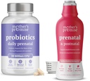 Mother's Promise Prenatal & Postnatal Multivitamin Liquid & Prenatal Probiotics Bundle