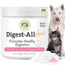 Probiotics for Dogs and Cats for Gut & Digestive Health - 8 Oz - 227 Scoops | 10B CFUs for Digestion, Nutrient Absorption, and Gut Balance - Cat & Dog Probiotics with Prebiotics and Digestive Enzymes