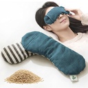 Seoul Heated Rice Eye Mask for Stye & Dry Eyes, Microwavable Compress | Strap-Free Comfort, Washable Cover, Weighted Feel, Organic Grain Filling, Freezable Design, Warm or Cold Use