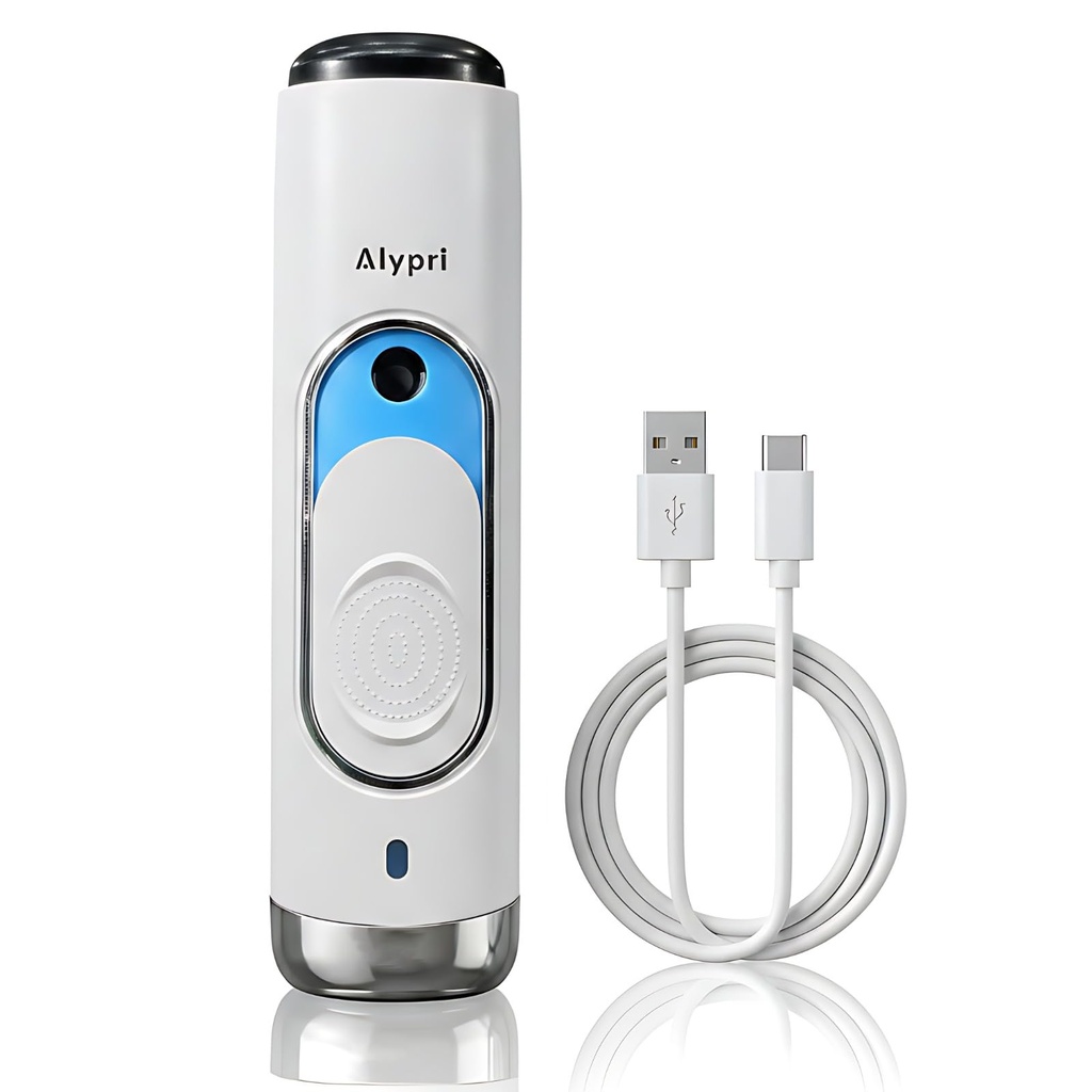 Heated Eye Spa Mister, Dual Mode Nano Mist & 41°C Warm Therapy Eye Care Device, Rechargeable Portable for Dry Tired Eyes, Travel Size HESM-01