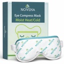 NOVEHA Ultra Warm Compress Eye Mask | Moist Hot Technology for Sensitive Dry Eyes- Microwave Activated - Relieves Stye or Pink Eye- Heat Water Procedure for Irritated Eyes and Eyelid Bumps