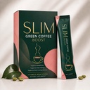 Slim Green Coffee, Powder Sachets with Green Tea Extract, Green Coffee Bean Extract, 15 Count (1)