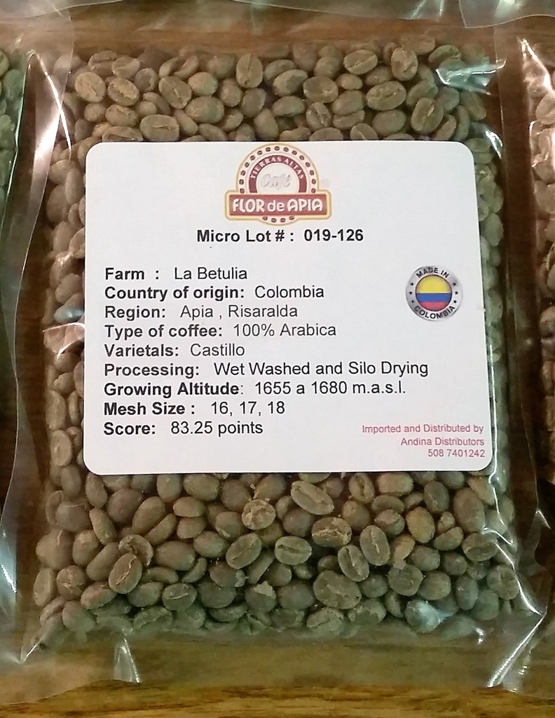 Colombian Green coffee Bean - Special Micro Lots 100% Arabica (10 Lb)