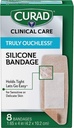 Curad Truly Ouchless Plastic Bandages, X-Large, 8 Count