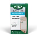 Curad Truly Ouchless XL Adhesive Bandages, 8 Count (Pack of 3)