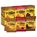 Honey Stinger Organic Peanut Butter Energy Waffle Variety Pack of 18, 6 Pack Each of Peanut Butter, PB Chocolate and PB Strawberry, Nutritious Stroopwafel Snack for Exercise, Endurance and Performance