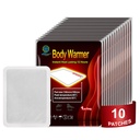 10 Pack Body Warmer Heat Patches, Lasting 10 Hours, 5.12 x 3.94 Inch | Easy to Use Disposable Instant Heating Pads, Portable Individual Packaging, Air-activated Rapid Heating Therapy