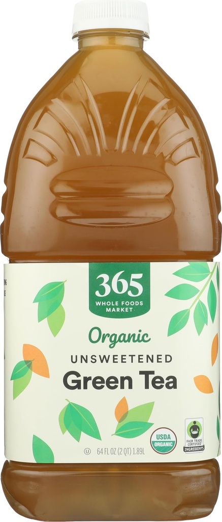365 by Whole Foods Market, Organic Unsweetened Green Tea, 64 Fl Oz