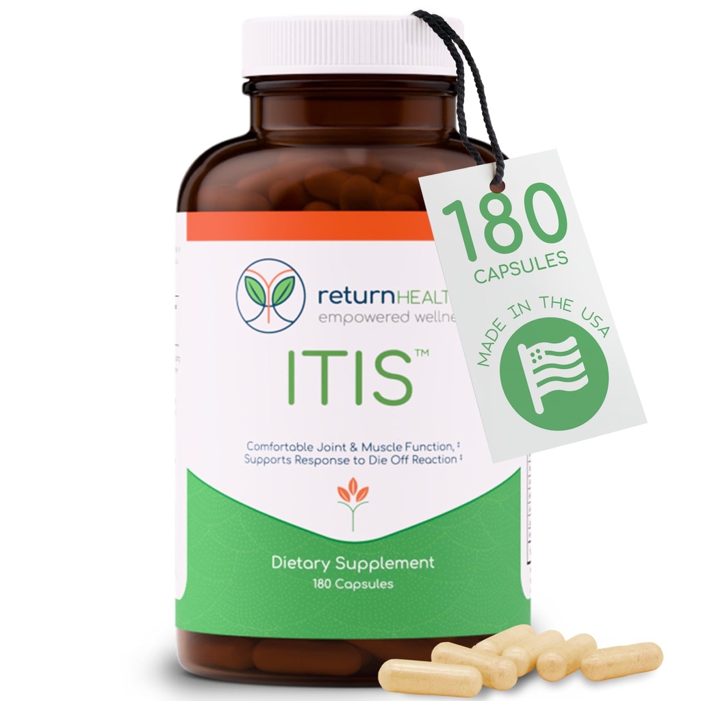 ITIS | Herbal Wellness Supplement | Celery Seed, Curcumin, Bromelain, Boswellia, Tart Cherry & Ginger | Plant-Derived Formula | Made in USA | 180 Capsules