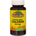 Nature's Blend Oyster Shell Calcium 500 mg Tablets - 100 ct, Pack of 2