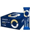 AMACX Energy Oat Bar for Endurance Sports – 12 x 50g – Energy Bars Carbohydrate mix (31g) – Vegan Protein Bar with 50mg magnesium – Running & Hiking Snacks – Healthy Oatmeal Power Bars - Banana