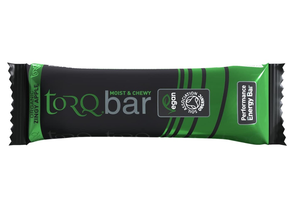 TORQ Organic Energy Bar - Zingy Apple - Box of 15