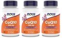 NOW Foods Supplements, CoQ10 400 mg, Pharmaceutical Grade, All-Trans Form Produced by Fermentation, 90 Softgels (Pack of 3)