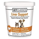 Liver Support Pet Health Supplement for Dogs & Cats - 60 Ct | Cats, Liver Functions, B-Vitamins, Glutathione, Milk Thistle, Soft Tablets, 60 Soft Chews