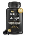 6-in-1 Shilajit Supplement 300mg, Mood and Energy Support Supplement with 60mg Pure Ashwagandha, Rhodiola Rosea Panax Ginseng for Immune Support, Memory and Focus, 85+ Trace Minerals, 60 Capsules