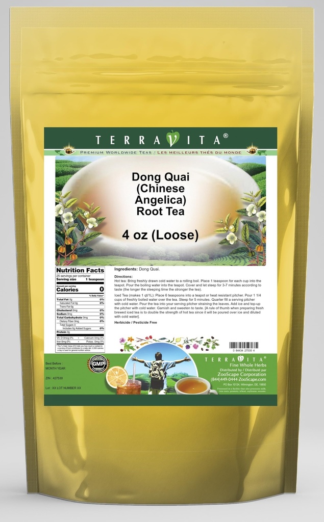 Dong Quai (Chinese Angelica) Root Tea (Loose) (4 oz, ZIN: 427530)