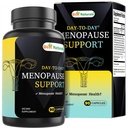 Best Naturals Day-to-Day Menopause Supplements for Women with Ashwagandha, Dong Quai, Chastberry, Kelp, Red Raspberry, Black Cohosh & BioPerine 90 Veg Capsules