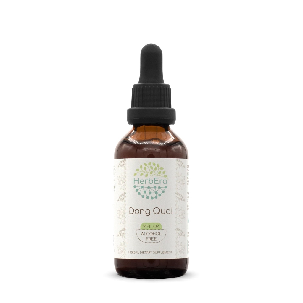Dong Quai B60 Alcohol-Free Herbal Extract Tincture, Dong quai (Angelica sinensis) Dried Root (2 fl oz)