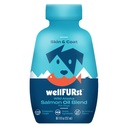 Wild Alaska Salmon Oil for Dogs, Omega-3 EPA & DHA Supplement,8oz | Made with Wild Alaska Salmon & Pollock Oil, Rich in Omega-3 EPA & DHA, To Support Healthy Skin, Coat, and Overall Wellness