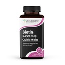 LifeSeasons Essentials Biotin 5,000 mcg Quick Melts – Hair, Skin & Nails Support Supplement – Fast-Dissolving Mixed Berry Tablets – Vitamin B7 – 100 Quick Melts