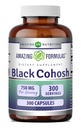 Amazing Formulas Black Cohosh Supplement | 750 Mg per Serving | 300 Capsules | Non-GMO | Gluten-Free | Made in USA