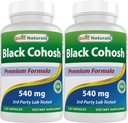 Best Naturals Black Cohosh 540 Mg 120 Capsules (120 Count (Pack of 2))