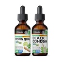 Dong Quai Tincture 2 Fl. Oz. & Black Cohosh Tincture 2 Fl. Oz.