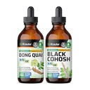 Dong Quai Tincture 4 Fl. Oz. & Black Cohosh Tincture 4 Fl. Oz.