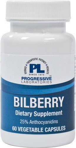 Bilberry 60 Vegetable caps (Progressive Labs)