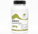 Bilberry Standardized Extract 60mg ~ 200 Capsules - No Additives ~ Naturetition Supplements
