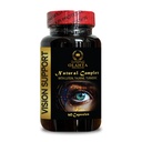 Vision Support Natural Formula - Vision Support Supplement Immunity - Bilberry and Grape Seed Supplement - Taurine Supplements - 1 Bottle 60 Capsule