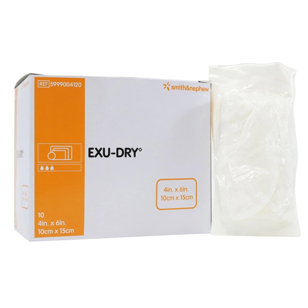 Exu-Dry Wound Dressing 4"X6" Full Absorbency - Model 5999004120