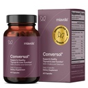 Conversol Thyroid Support Supplement with Milk Thistle, Artichoke, Choline, Glutathione, Selenium & NAC - Thyroid & Liver Support Nutrients - 60 Vegan Capsules
