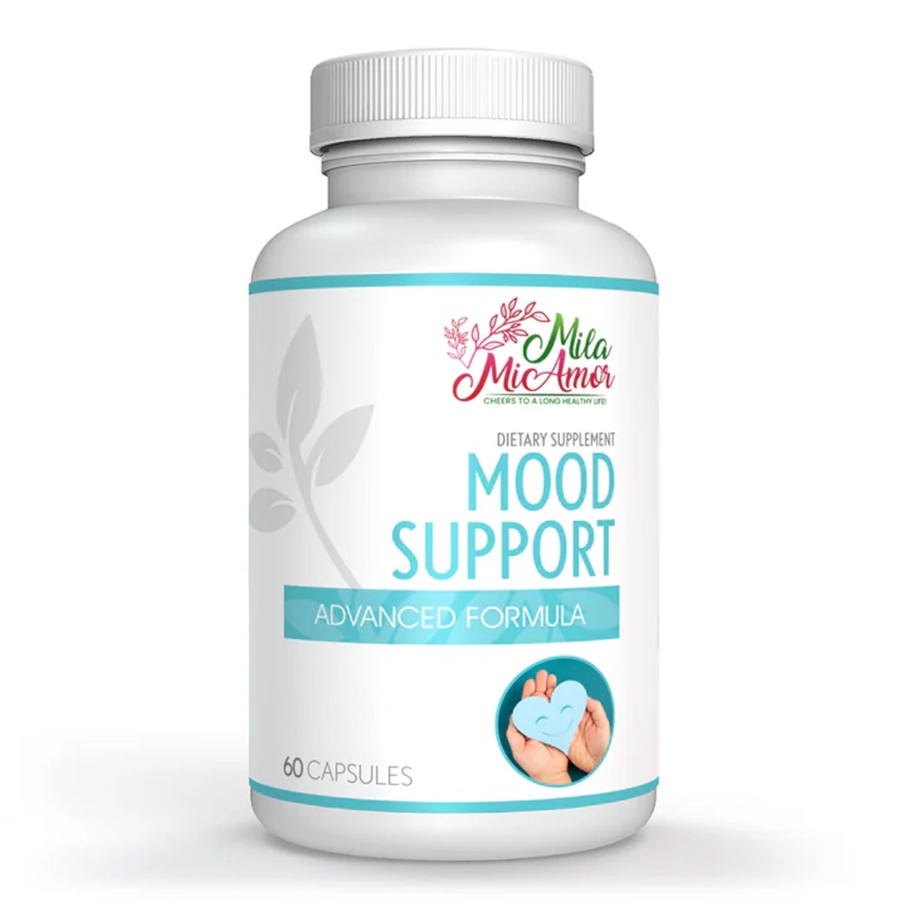 Mood Support Supplement – Ashwagandha, St. John’s Wort, Chamomile & B Vitamins for Stress Relief, Emotional Balance & Relaxation – Scientifically Backed Formula – 60 Capsules