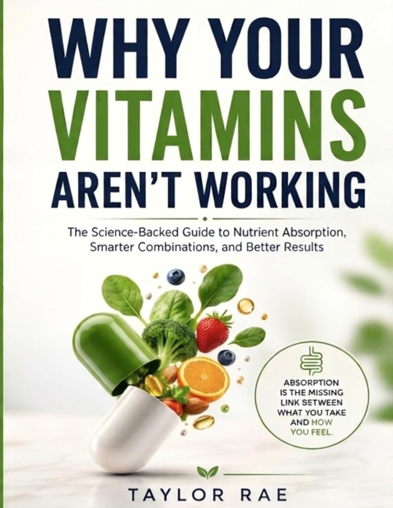 Why Your Vitamins Aren’t Working: The science of nutrient absorption - Simple rules for combining, timing, and optimizing vitamins, minerals, food, and supplements so your body actually uses them