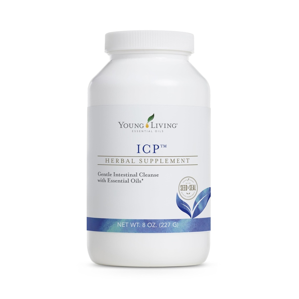 Young Living ICP 8oz. - Premium Essential Oils Nutrient Absorption Support Powder - Psyllium Fiber Supplement with Natural Soluble and Insoluble Fiber Blend