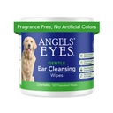 Angels' Eyes Dog & Cat Ear Wipes 100ct | Aloe, Removes Dirt, Wax & Odor