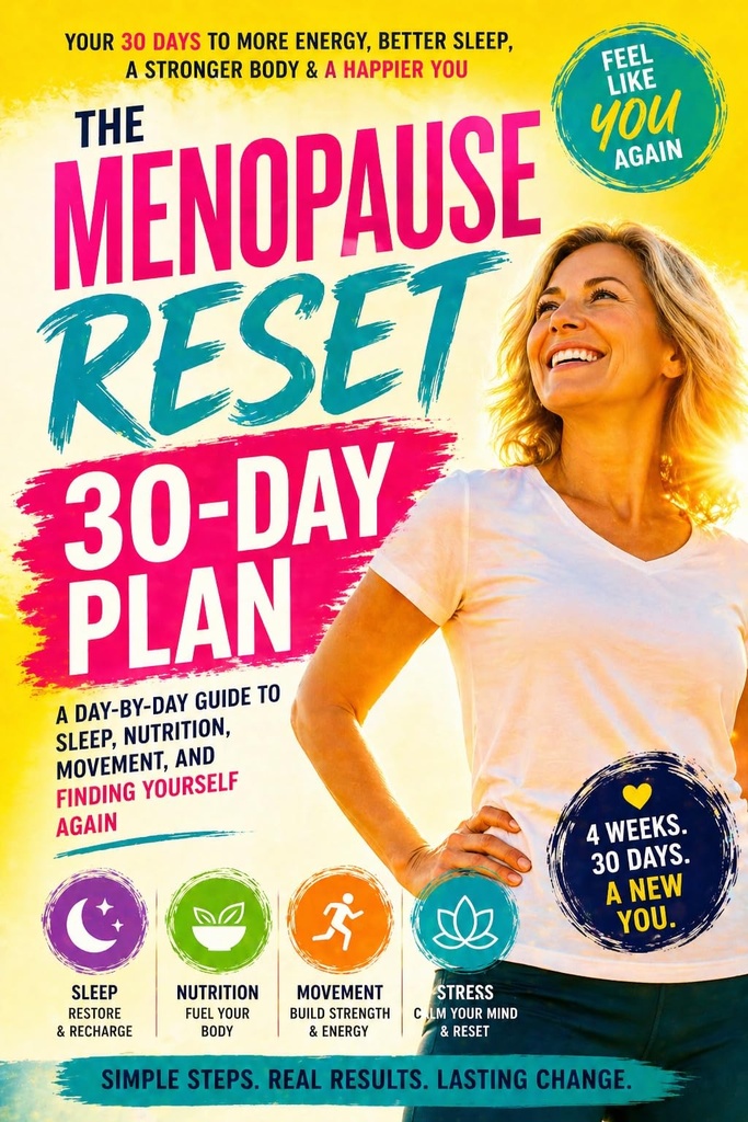 The Menopause Reset 30-Day Plan: A Day-by-Day Guide to Sleep, Nutrition, Movement, and Finding Yourself Again