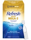REFRESH OPTIVE MEGA-3 Lubricant Eye Drops Preservative-Free Artificial Tears, 0.01 fl oz (0.4 mL), 60 Single-Use Containers
