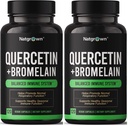 Natgrown Quercetin with Bromelain Supplement Complex - 120 Capsules (Pack of 2)