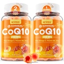 Sugar-Free CoQ10-250mg Filled Gummies Plus Omega-3, Zinc & B3, 2-Pack | 5x Absorption, Coenzyme Q10 Supplements for Hear-t Health, Cellular Energy & Antioxidant Support, 250mg CoQ10 per Gummy