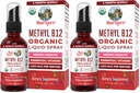 MARYRUTH'S Organic Methyl B12 Spray | 1,500 mcg B12 Per Serving | Methylcobalamin | Energy Metabolism | Cognitive Function | Neuro Health | Vegan | Gluten Free | Sugar Free | 1 Fl Oz (Pack of 2)